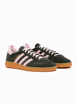 Adidas Originals Handball Spezial W Core Black / Clear Pink / Gum -Grail Shop image 1261