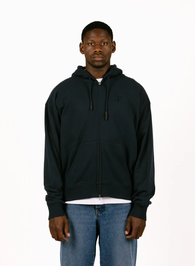 Logo Hoodie Zip-Up Navy / Night 2 Logo Hoodie Zip-Up Navy / Night - Image 2