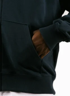 Logo Hoodie Zip-Up Navy / Night 14 Logo Hoodie Zip-Up Navy / Night -Grail Shop image 1393