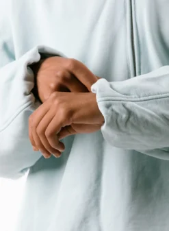 Inflatable Hoodie Denim Blue -Grail Shop image 1426