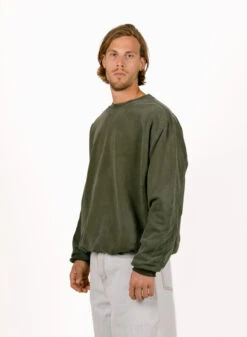 Inflatable Crewneck Olive