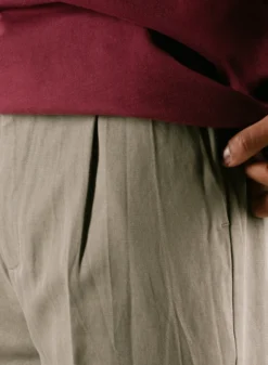 Regular Pleated Chino’s Smokey Olive 9 Regular Pleated Chino’s Smokey Olive -Grail Shop image 1474