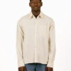 Textured Boxy Shirt Off-White