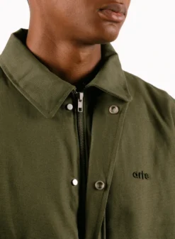 Inclined Pocket Jacket Green -Grail Shop image 1517