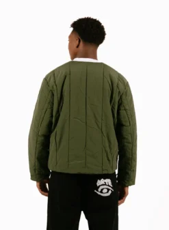 Inclined Pocket Jacket Green -Grail Shop image 1523