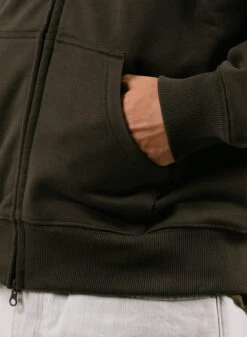 Emblem Zip Up Espresso -Grail Shop image 1536