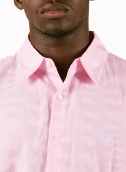 Beach Shirt Pink / White -Grail Shop image 1546