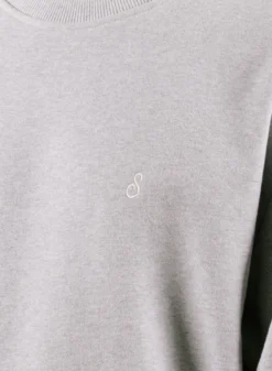 Script Logo Crewneck Heather Grey -Grail Shop image 1553