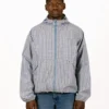 Checked Windbreaker Blue