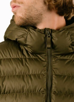 Sport Essentials Hooded Puffer Jacket Woodland -Grail Shop image 1601