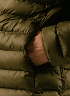 Sport Essentials Hooded Puffer Jacket Woodland -Grail Shop image 1602