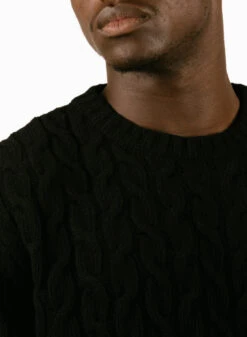 Arte Knit Sweater Black -Grail Shop image 1607