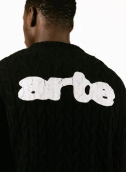 Arte Knit Sweater Black -Grail Shop image 1609