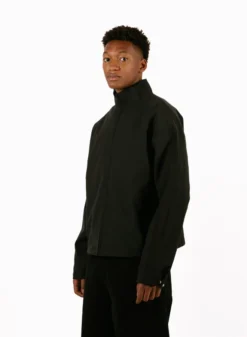 Nylon Track Jacket Black -Grail Shop image 1637