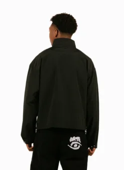 Nylon Track Jacket Black -Grail Shop image 1638