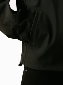 Nylon Track Jacket Black -Grail Shop image 1642