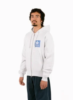 Gramicci Hemp Zip Hooded Sweatshirt Heather Ash 11 Gramicci Hemp Zip Hooded Sweatshirt Heather Ash -Grail Shop image 1680