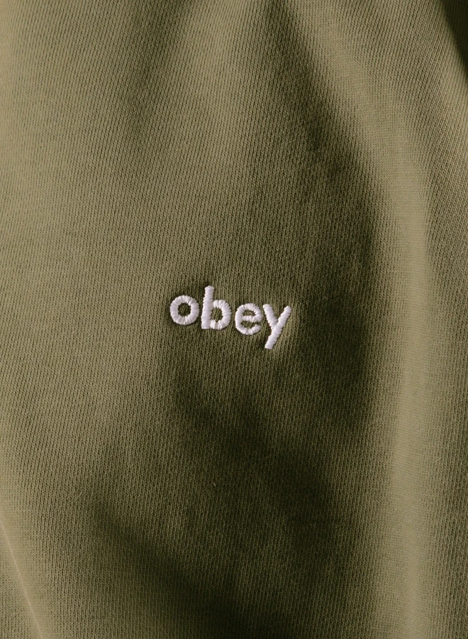 OBEY Lowercase Pigment Zip Hood Pigment Deep Lichen Green 5 OBEY Lowercase Pigment Zip Hood Pigment Deep Lichen Green - Image 5