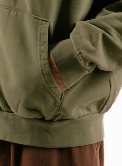 OBEY Lowercase Pigment Zip Hood Pigment Deep Lichen Green 14 OBEY Lowercase Pigment Zip Hood Pigment Deep Lichen Green -Grail Shop image 1720