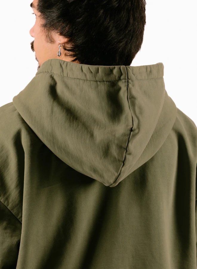 OBEY Lowercase Pigment Zip Hood Pigment Deep Lichen Green 8 OBEY Lowercase Pigment Zip Hood Pigment Deep Lichen Green - Image 8