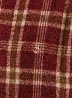 Salvatore Flannel Shirt Cabernet -Grail Shop image 1726