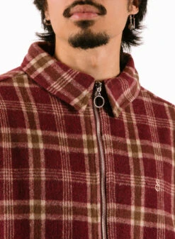 Salvatore Flannel Shirt Cabernet -Grail Shop image 1727
