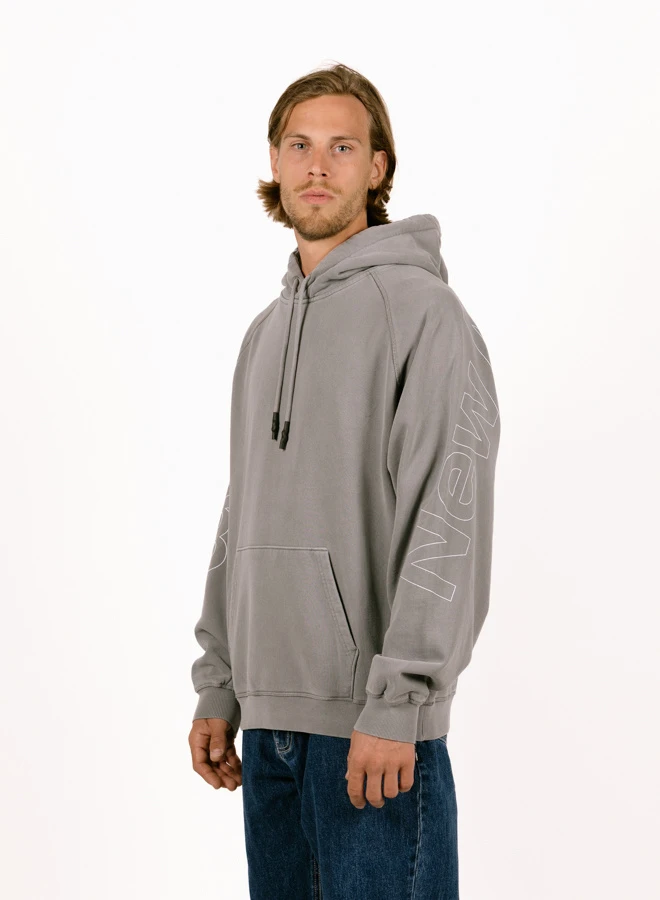 Logo Line Hoodie Snow Grey / White 3 Logo Line Hoodie Snow Grey / White - Image 3