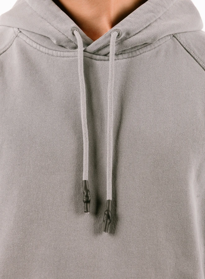 Logo Line Hoodie Snow Grey / White 4 Logo Line Hoodie Snow Grey / White - Image 4