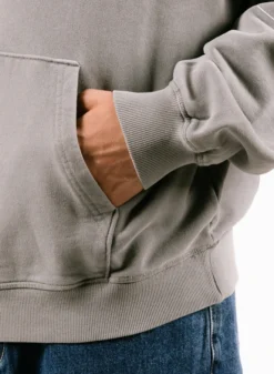 Logo Line Hoodie Snow Grey / White 11 Logo Line Hoodie Snow Grey / White -Grail Shop image 1742