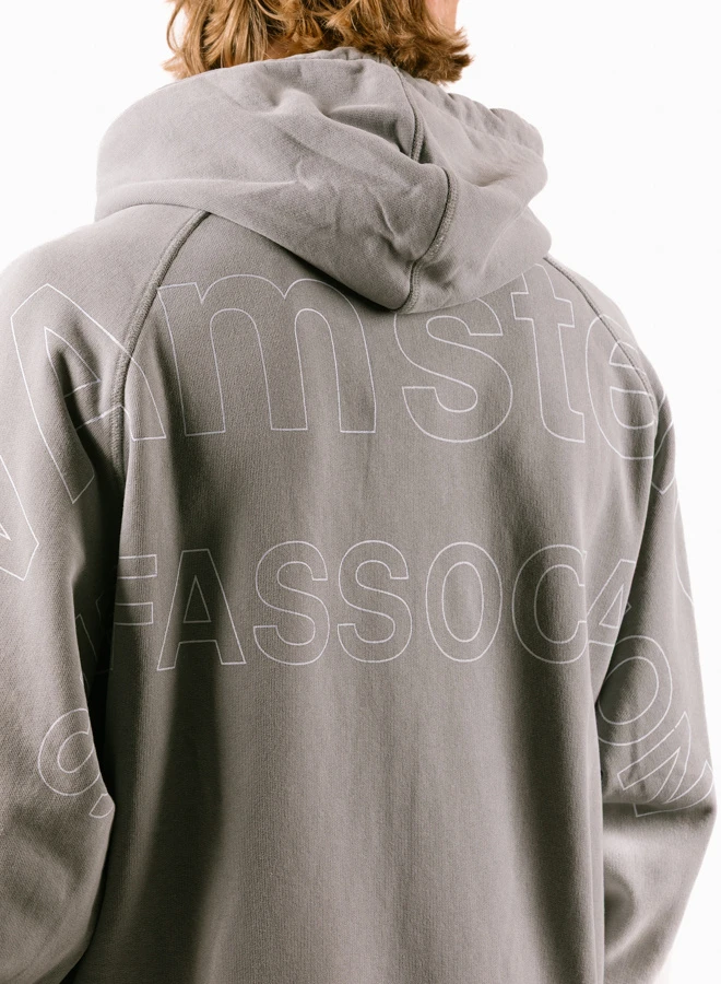 Logo Line Hoodie Snow Grey / White 6 Logo Line Hoodie Snow Grey / White - Image 6