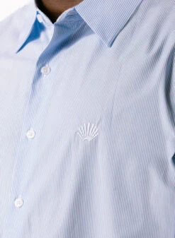 Beach Shirt Blue / White -Grail Shop image 1749