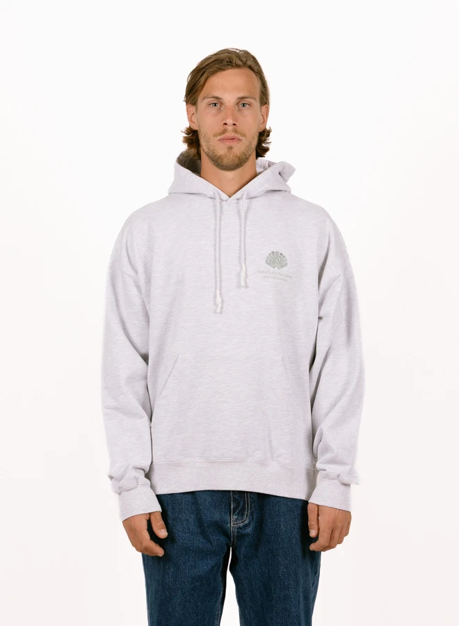 Logo Hoodie Ash / Teal 2 Logo Hoodie Ash / Teal - Image 2