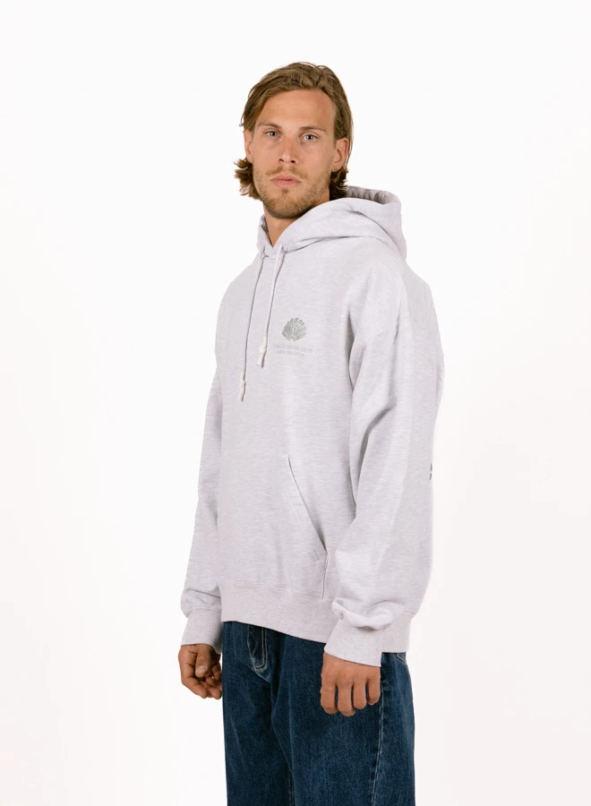 Logo Hoodie Ash / Teal 3 Logo Hoodie Ash / Teal - Image 3