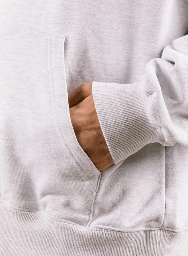 Logo Hoodie Ash / Teal 7 Logo Hoodie Ash / Teal - Image 7