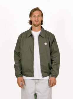 Nylon Coach Jacket Shark Green -Grail Shop image 1779
