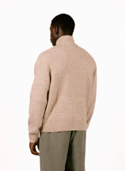 Signature Knitted Zip Mock Hemp -Grail Shop image 1797