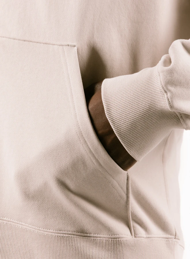 Logo Hoodie Zip-up Pebble / Magenta 7 Logo Hoodie Zip-up Pebble / Magenta - Image 7