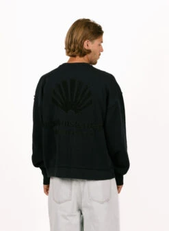 Lace Crewneck Night / Black -Grail Shop image 1845