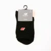 Waffle Knit Ankle Socks 2 Pack Black Beige