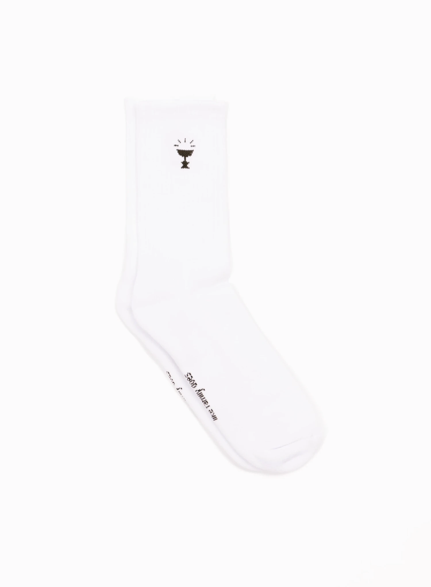 Small Logo Sock White 1 Small Logo Sock White