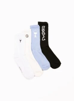 Small Logo Sock White 5 Small Logo Sock White -Grail Shop image 1874