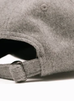 Signature Logo Cap Grey Melange 5 Signature Logo Cap Grey Melange -Grail Shop image 1889