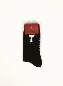 Cup Logo Sock Black -Grail Shop image 1917