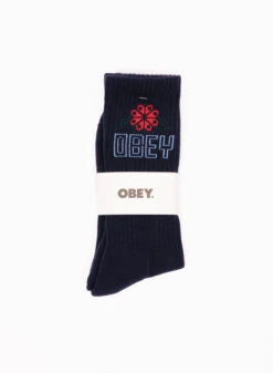 OBEY Corsage Socks Dark Navy