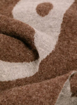 Wavy Drift Scarf Brown/Grey -Grail Shop image 2029