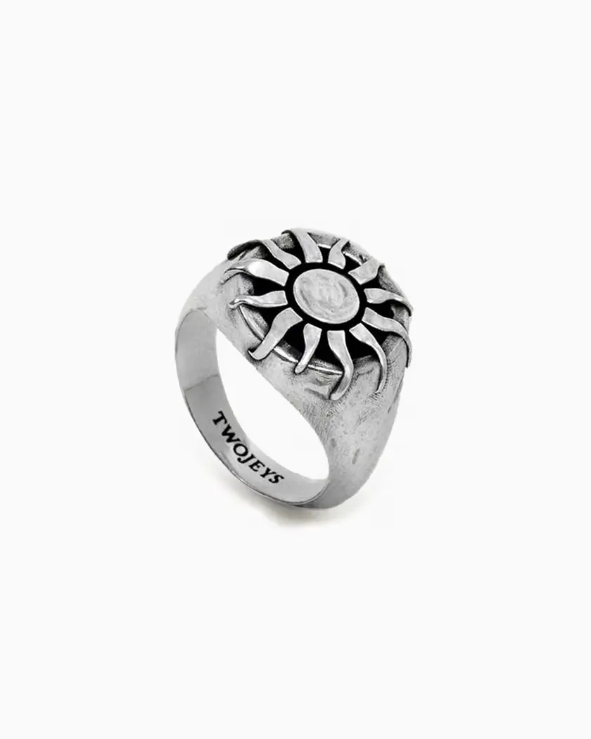 Organic Sun Ring Plata 1 Organic Sun Ring Plata