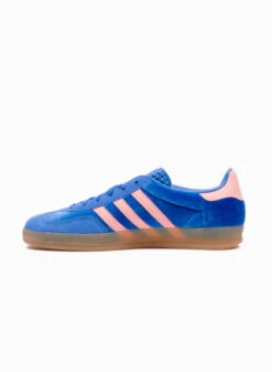 Adidas Originals Gazelle Indoor Blue / Semi Pink Spark / Gum -Grail Shop image 270