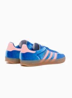 Adidas Originals Gazelle Indoor Blue / Semi Pink Spark / Gum -Grail Shop image 272