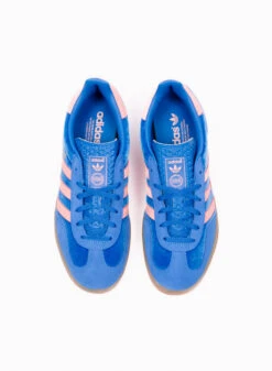 Adidas Originals Gazelle Indoor Blue / Semi Pink Spark / Gum -Grail Shop image 274