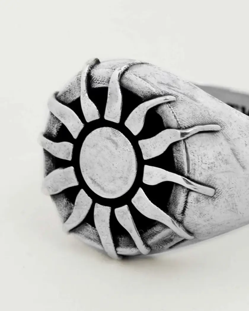 Organic Sun Ring Plata 2 Organic Sun Ring Plata - Image 2